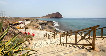 Vacation Apartment 'Costa Bella La Tejita' with Sea View, Shared Pool and Wi-Fi