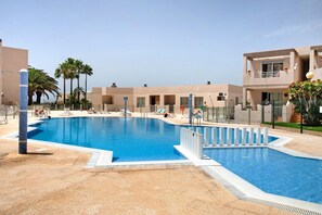 Una piscina riscaldata