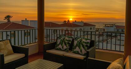 Villa 'Kethellen' mit Meerblick, Privatterrasse und WLAN