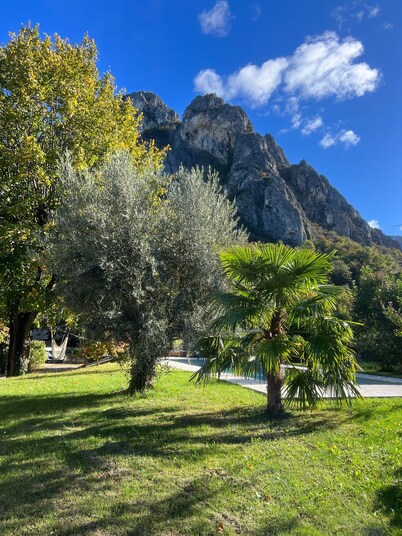 Heated Private Pool with Vercors View