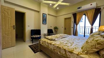 1 bedroom, WiFi, bed sheets, wheelchair access