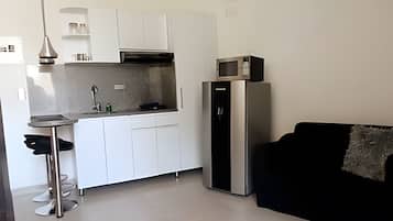 Suite | Private kitchen | Full-sized fridge, microwave, rice cooker, blender