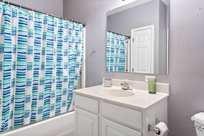 Condo, Multiple Beds, Balcony | Bathroom | Designer toiletries, towels, toilet paper - Sandpiper Village #1 (Rehoboth Beach)