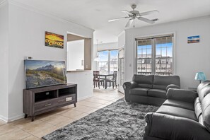 Condo, Multiple Beds, Balcony | Living area | TV - Sandpiper Village #1 (Rehoboth Beach)