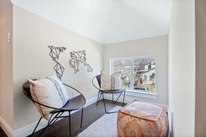 Ferienhaus, Mehrere Betten, Küche, Gartenblick | Ausblick vom Zimmer