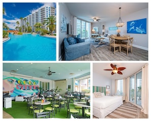 Condo, Multiple Beds, Balcony, Pool View (Just Beachin') | Dining