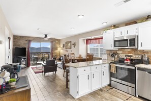 Condo, Multiple Beds, Pool Access | Private kitchen | Coffee/tea maker - The Bear's Den (Branson)