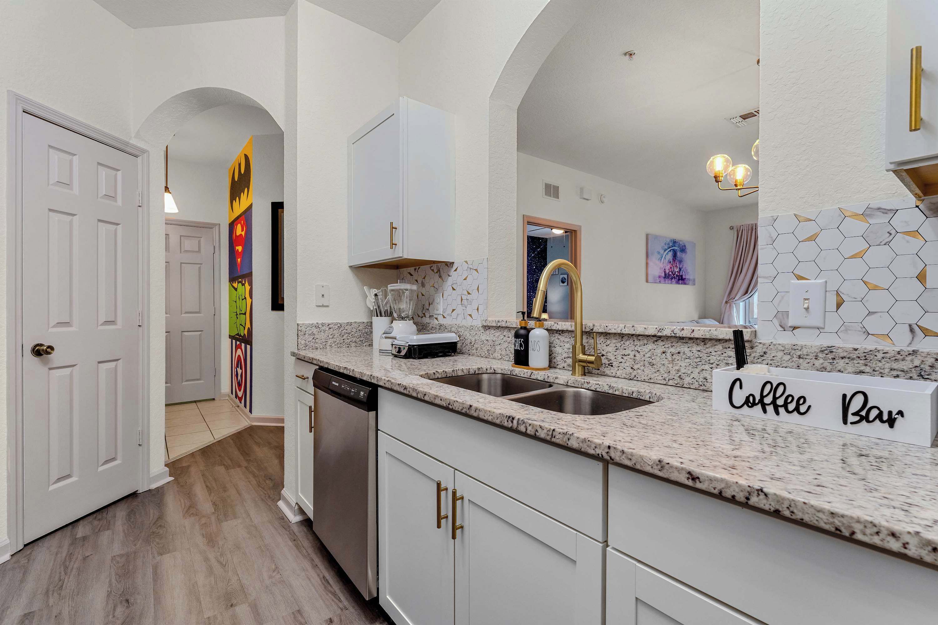 Condo, Multiple Beds, Balcony, Garden View (Playful Paradise At Windsor Hills) | Private kitchen | Fridge, microwave, oven, stovetop