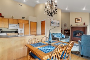 Condo, Multiple Beds, Balcony, Garden View (The Three Sisters) | Dining - The Three Sisters Walk to Downtown Sisters (Sisters)