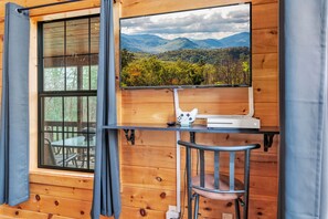 Living area - Cabin in the Woods w/ Hot Tub & Games! (Sevierville)