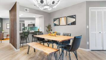 Condo, Multiple Beds, Patio, Golf View (River Rock Retreat) | Dining