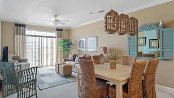 Condo, Multiple Beds, Balcony, Pool View (Grande at Canal Retreat) | Dining