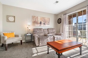 Condo, 1 Queen Bed, Patio, Garden View (Windsor Cottage) | Living area | 42-inch flat-screen TV with digital channels - Windsor Cottage Fall Creek Beauty by Table Rock! (Branson)