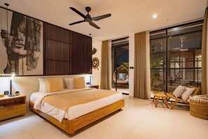 Villa | 3 Schlafzimmer, hochwertige Bettwaren, Zimmersafe, Schreibtisch