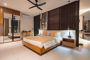 Villa | 3 bedrooms, premium bedding, in-room safe, desk