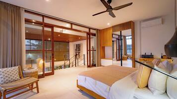 3 habitaciones y ropa de cama de alta calidad