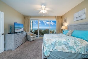 Appart'hôtel, plusieurs lits, accès piscine, vue océan | Vue de la chambre