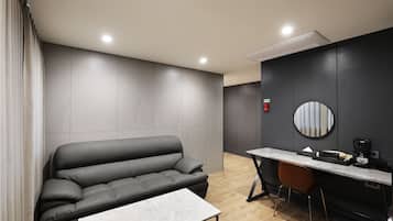 Family Room | Living area | 65-inch Smart TV with cable channels