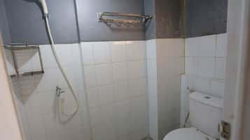 Shower, towels, soap