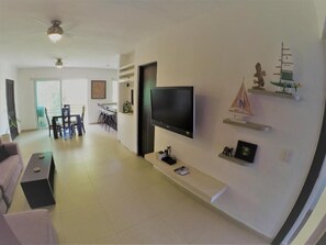 Living area - Condo in Downtown of Playa (Playa del Carmen)