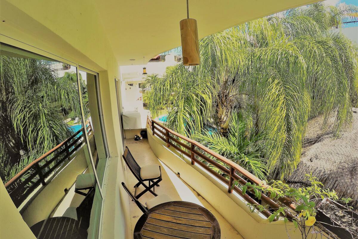 Standard Apartment, Pool View | Terrace/patio