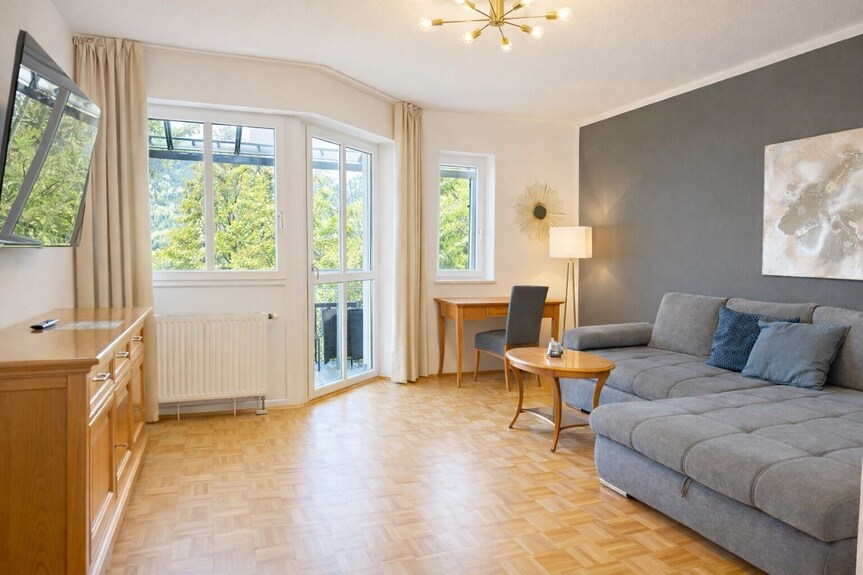 Appartement Nr. 26, 62qm, Bad Mit Wanne, Wohn/ Schlafraum, Balkon - Bad Reichenhall