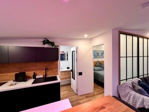 1 chambre, accès au Wi-Fi (inclus), literie fournie