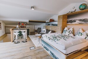 1 soverom, strykejern/-brett, wi-fi (inkludert) og sengetøy