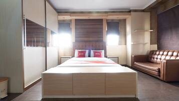 Kamar Double Deluks | Wi-Fi gratis dan seprai linen