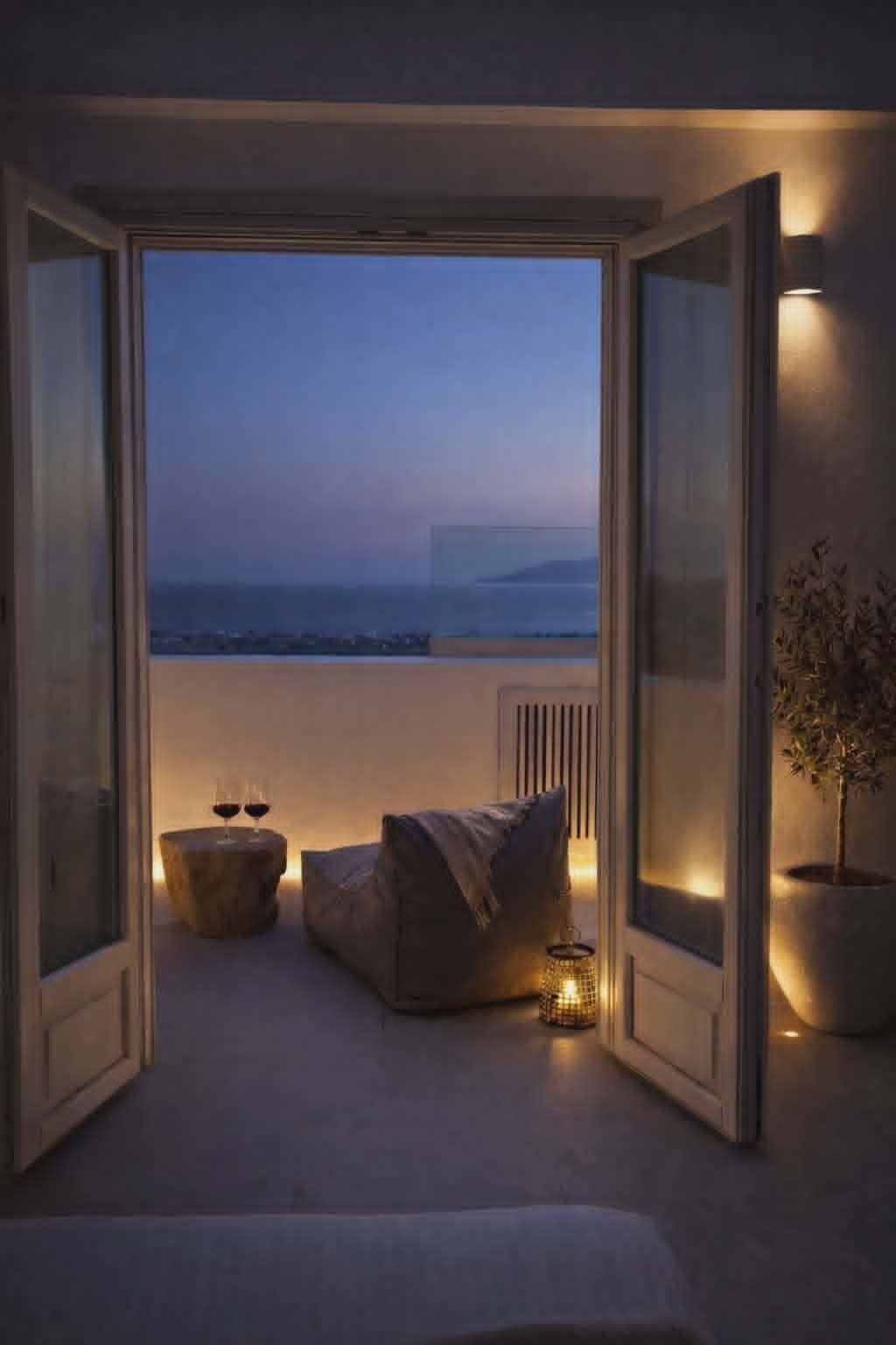 Junior Suite, Hot Tub, Sea View | Premium bedding, in-room safe, soundproofing, iron/ironing board