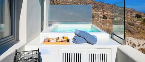 Exklusiv svit - bubbelpool - havsutsikt | Terrass/Patio