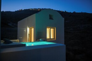 Superior Suite, Hot Tub, Sea View | Terrace/patio - MAEVA Santorini Suites (Santorini)