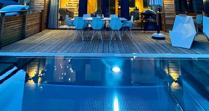Panorama chalet # 8 with sauna & pool
