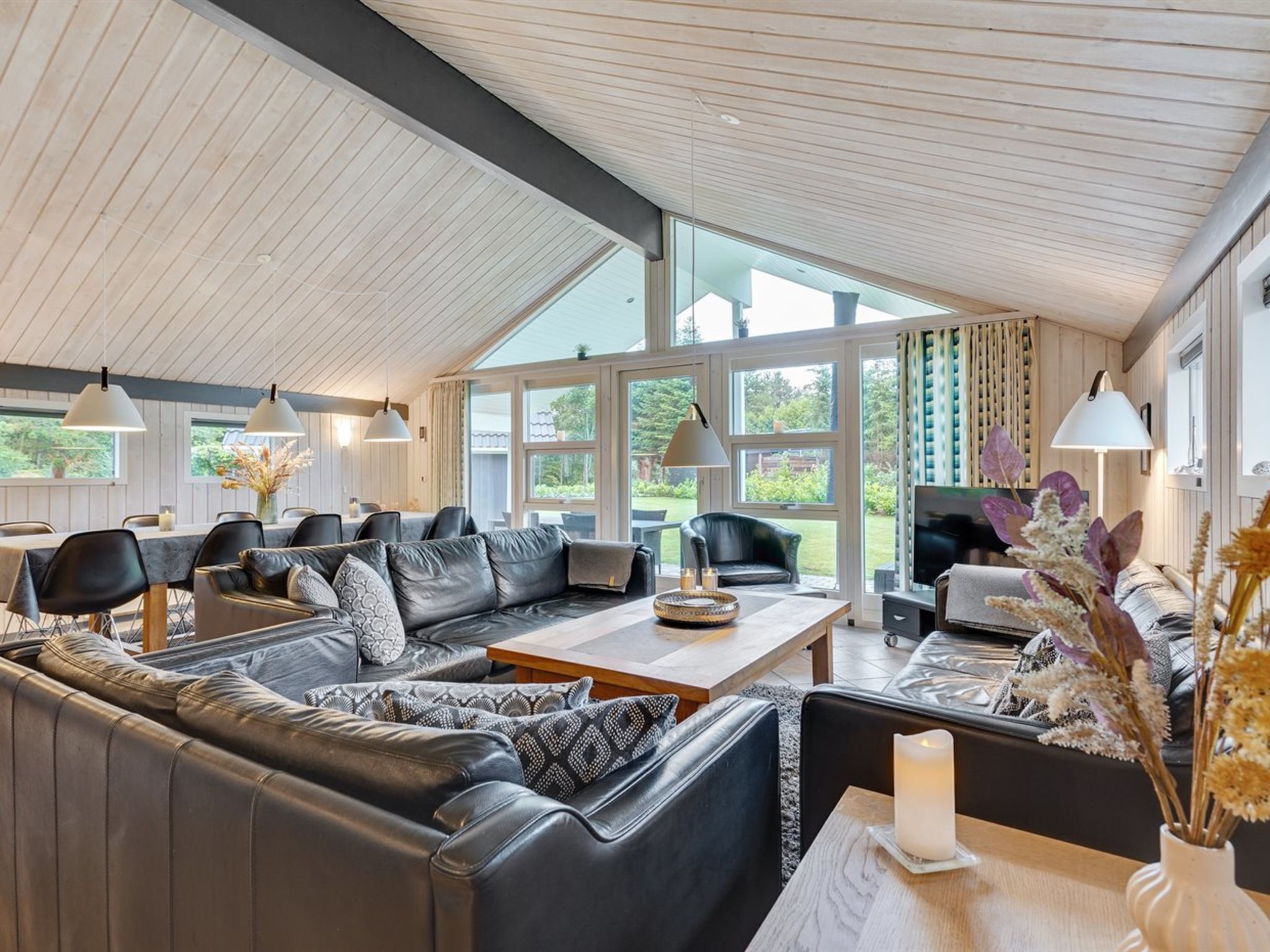 Fernseher, Kamin, DVD-Player