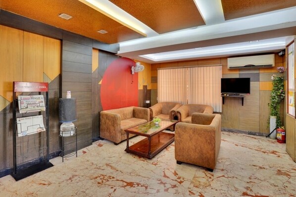 Sitteområde i lobbyen