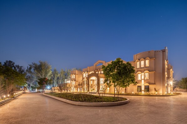 Front of property - evening/night