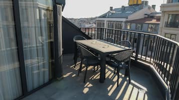 Luxe maisonnette | 1 slaapkamer, lakens van Egyptisch katoen, luxe beddengoed