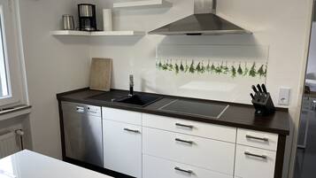 Kühlschrank, Ofen, Herdplatte, Geschirrspüler