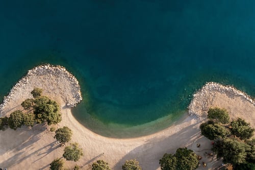 Beach nearby, white sand