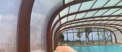 Indoor pool, outdoor pool