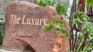 Fassade der Unterkunft