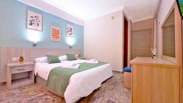 Free WiFi, bed sheets