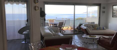 Uitzicht vanuit accommodatie