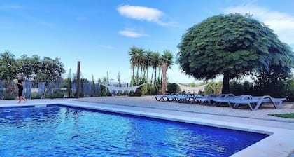 Modern and comfortable apartment with shared swimming pool