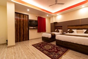 Standard Double Room | Premium bedding, iron/ironing board, free WiFi - Hotel Dev Residency By GRB (New Delhi)