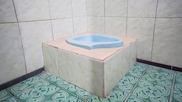 Double Room | Bathroom | Shower, towels, soap