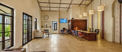 Sala de estar en el lobby