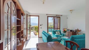 21-inch flat-screen TV with digital channels, TV