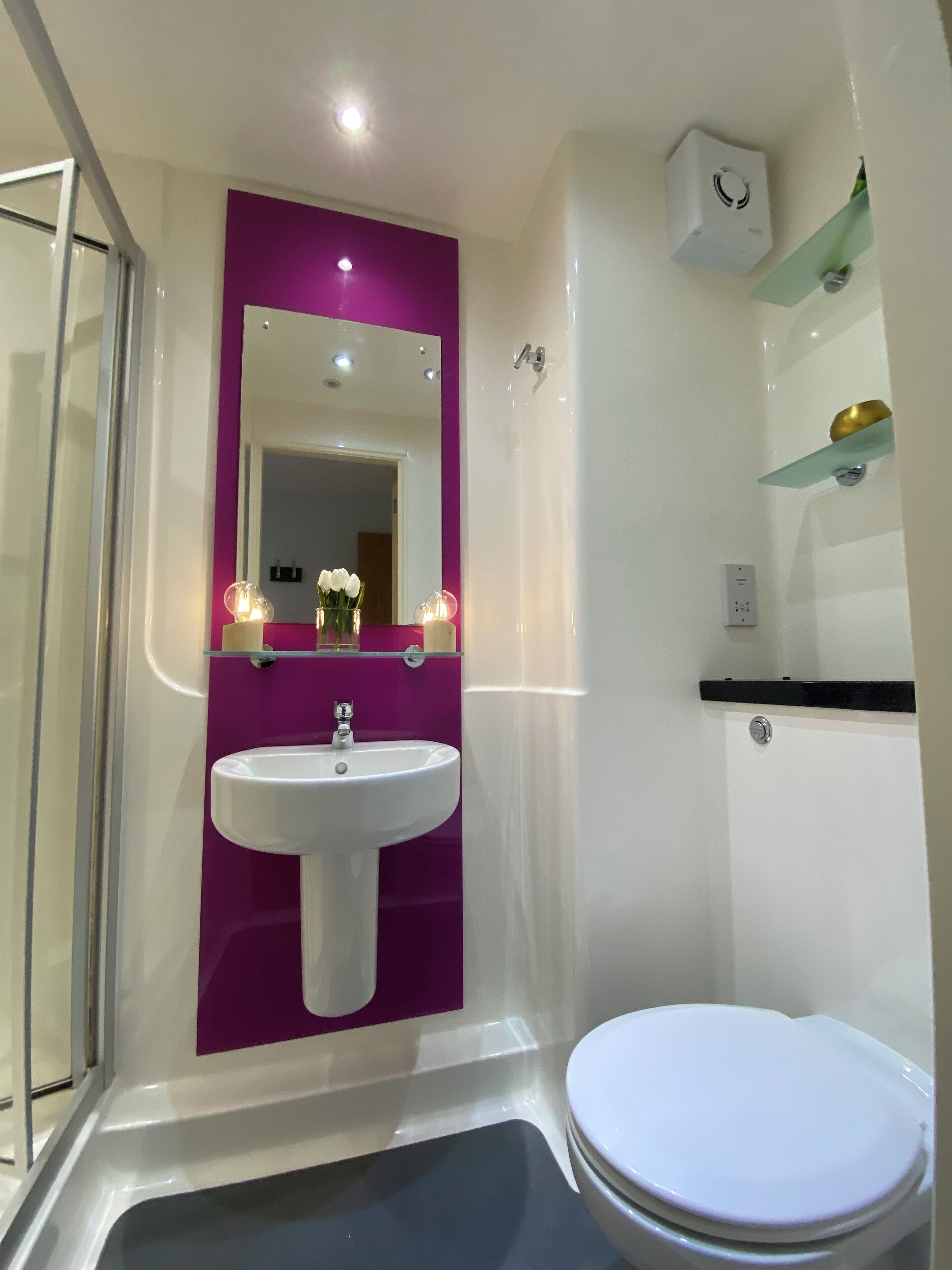 Room | Bathroom | Hair dryer, towels, soap, toilet paper