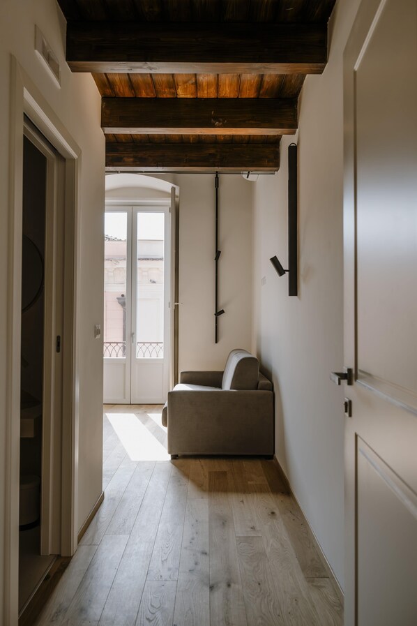 Comfort-Zimmer | 1 Schlafzimmer, hochwertige Bettwaren, Betten mit Memory-Foam-Matratzen